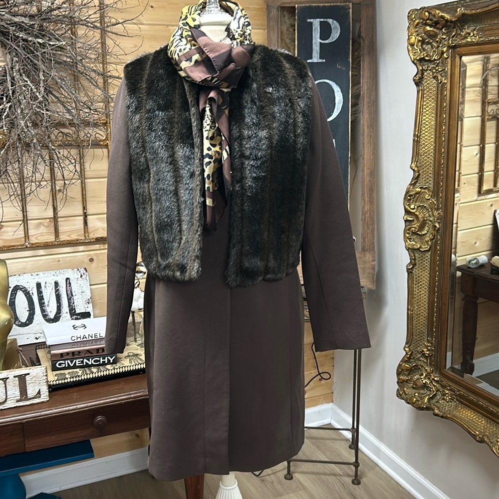 Brown 2 piece Jacket and Vest